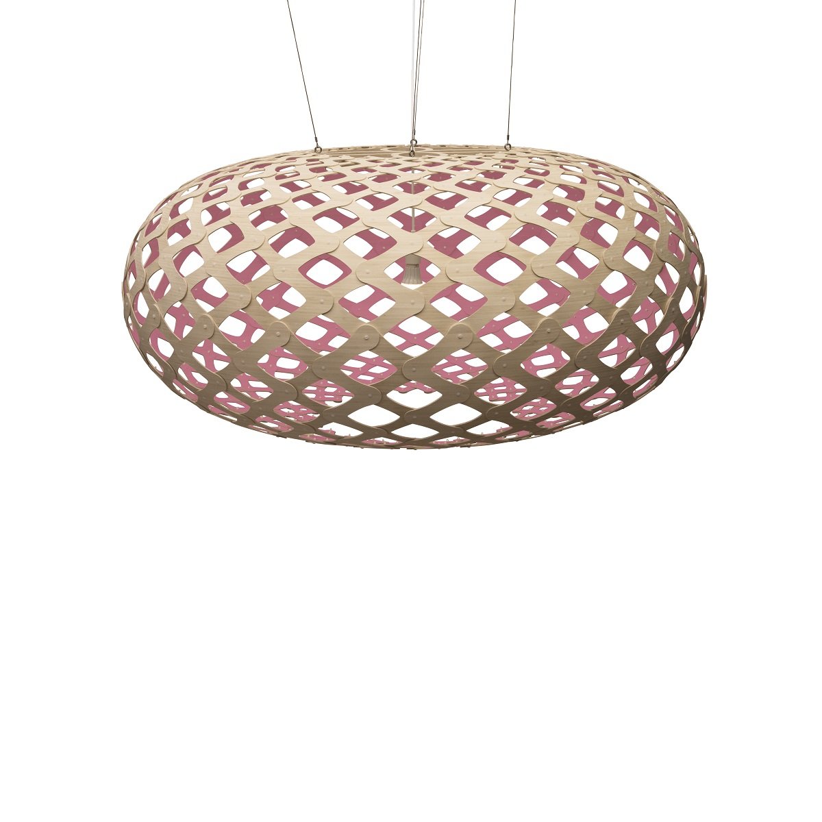 David Trubridge Kina Pendelleuchte � 140cm pink