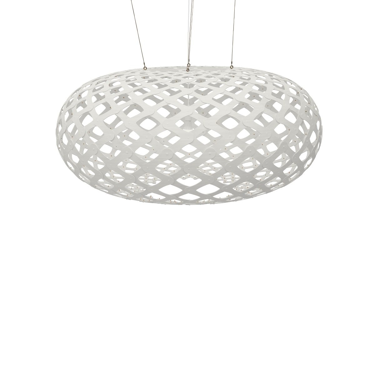 David Trubridge Kina Pendelleuchte � 140cm wei� 2 Seiten