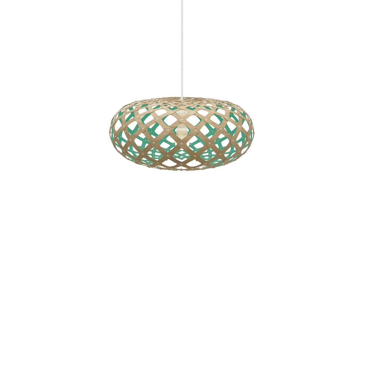 David Trubridge Kina Pendelleuchte � 44cm aqua