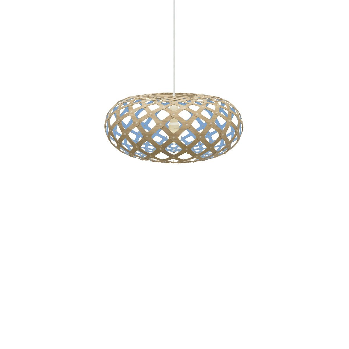 David Trubridge Kina Pendelleuchte � 44cm blau