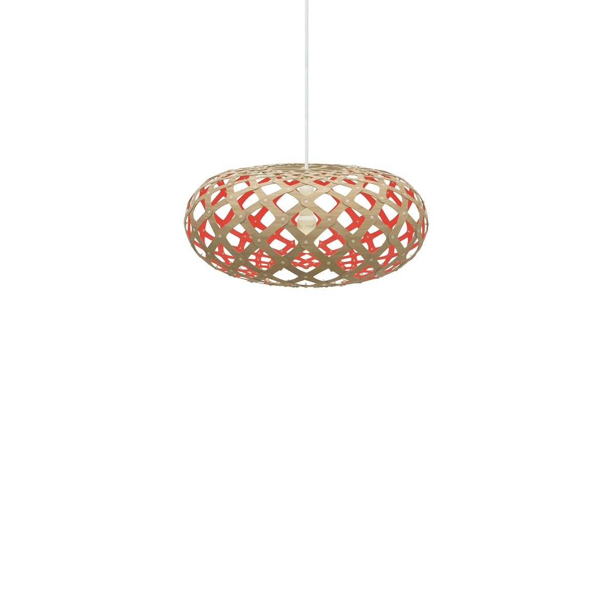 David Trubridge Kina Pendelleuchte � 44cm rot