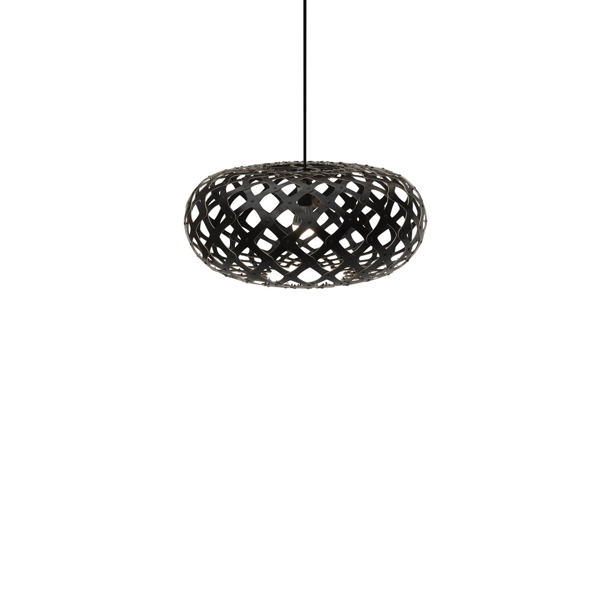 David Trubridge Kina Pendelleuchte � 44cm schwarz 2 Seiten