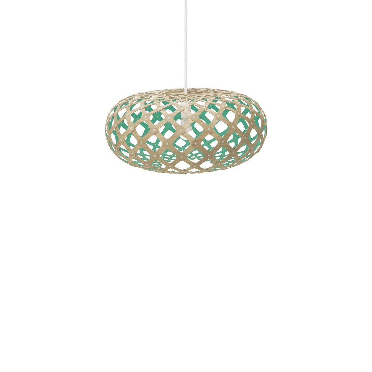 David Trubridge Kina Pendelleuchte � 60cm aqua
