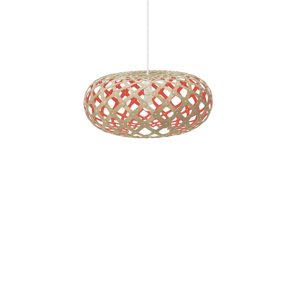 David Trubridge Kina Pendelleuchte � 60cm rot