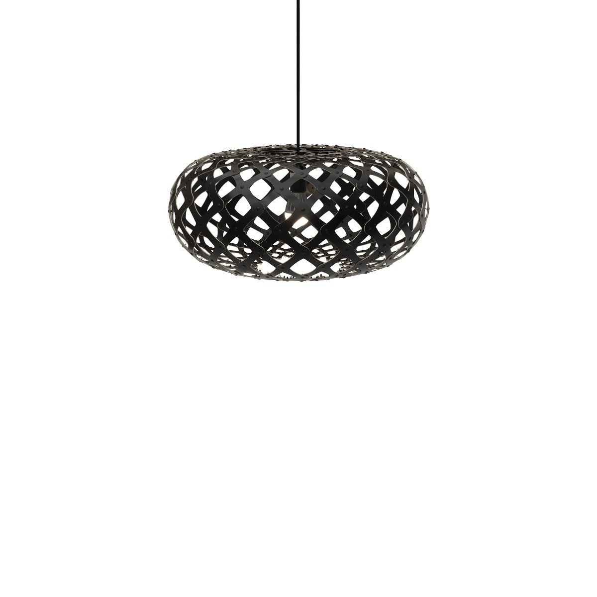 David Trubridge Kina Pendelleuchte � 60cm schwarz 2 Seiten