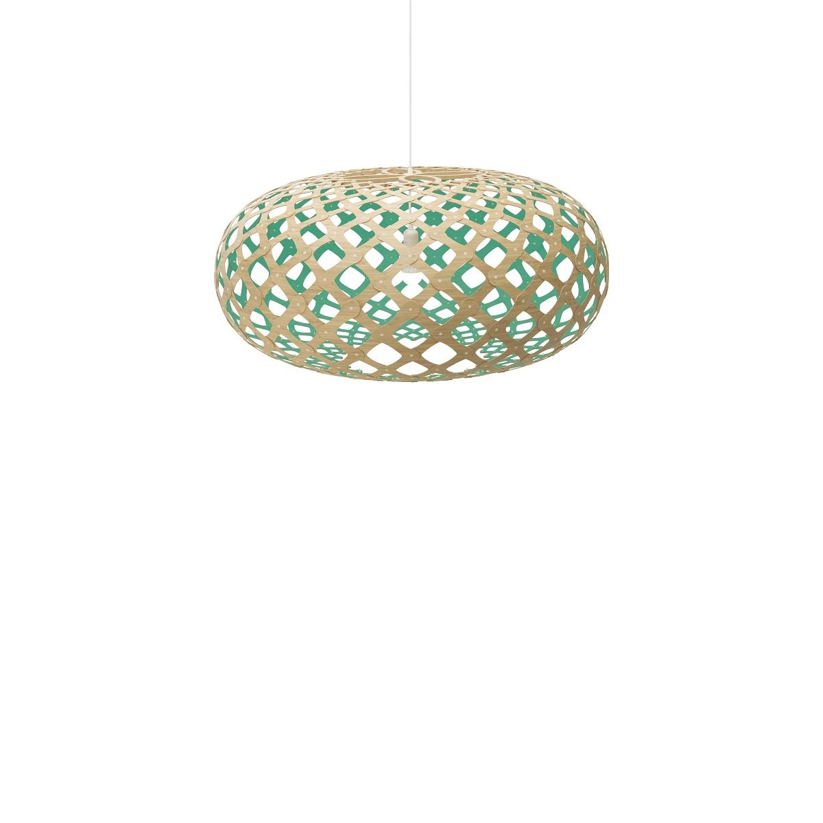 David Trubridge Kina Pendelleuchte � 80cm aqua