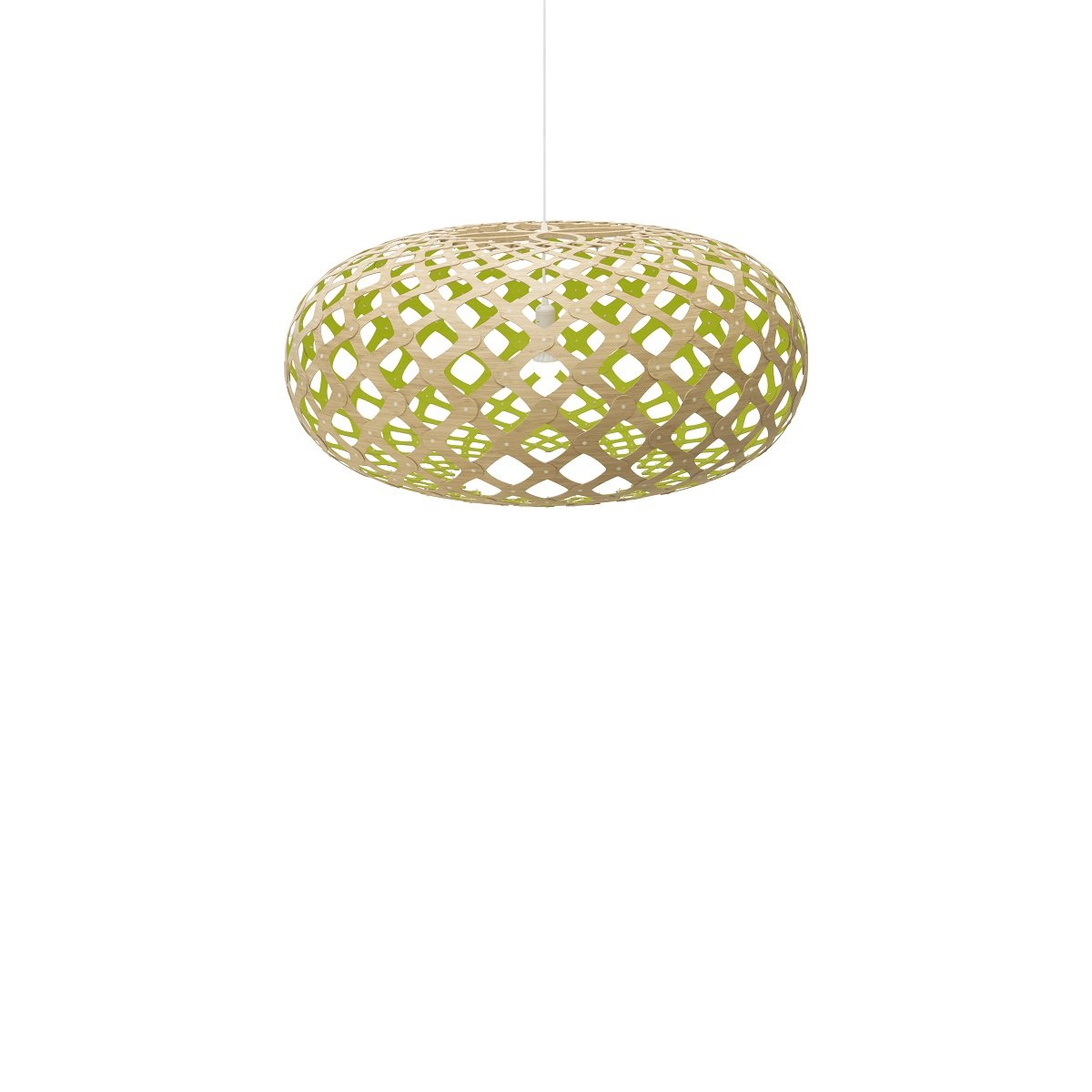 David Trubridge Kina Pendelleuchte � 80cm limette