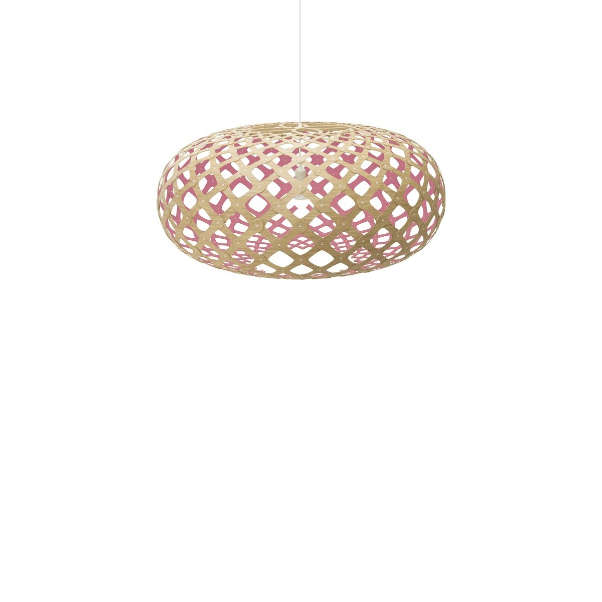David Trubridge Kina Pendelleuchte � 80cm pink