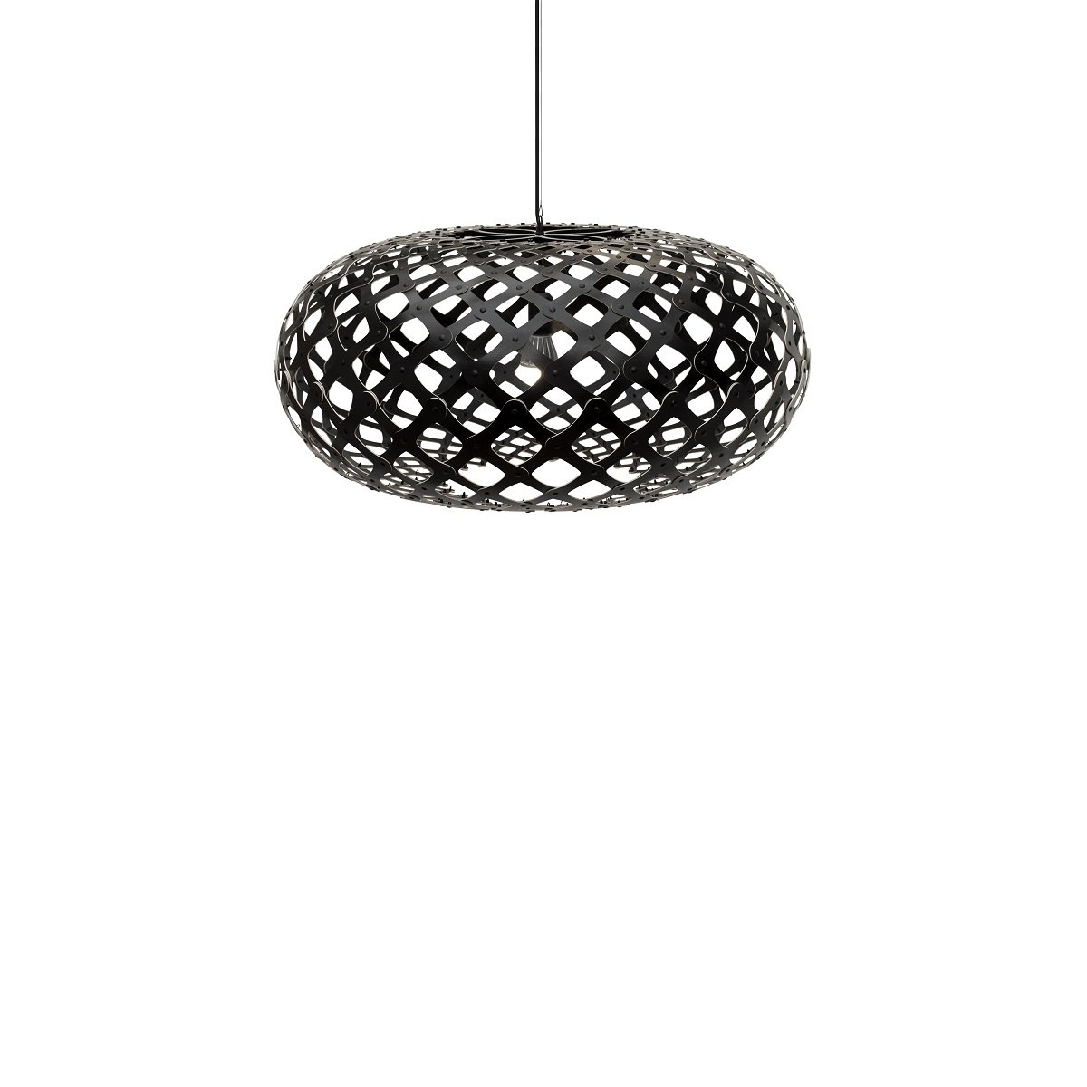 David Trubridge Kina Pendelleuchte � 80cm schwarz 2 Seiten