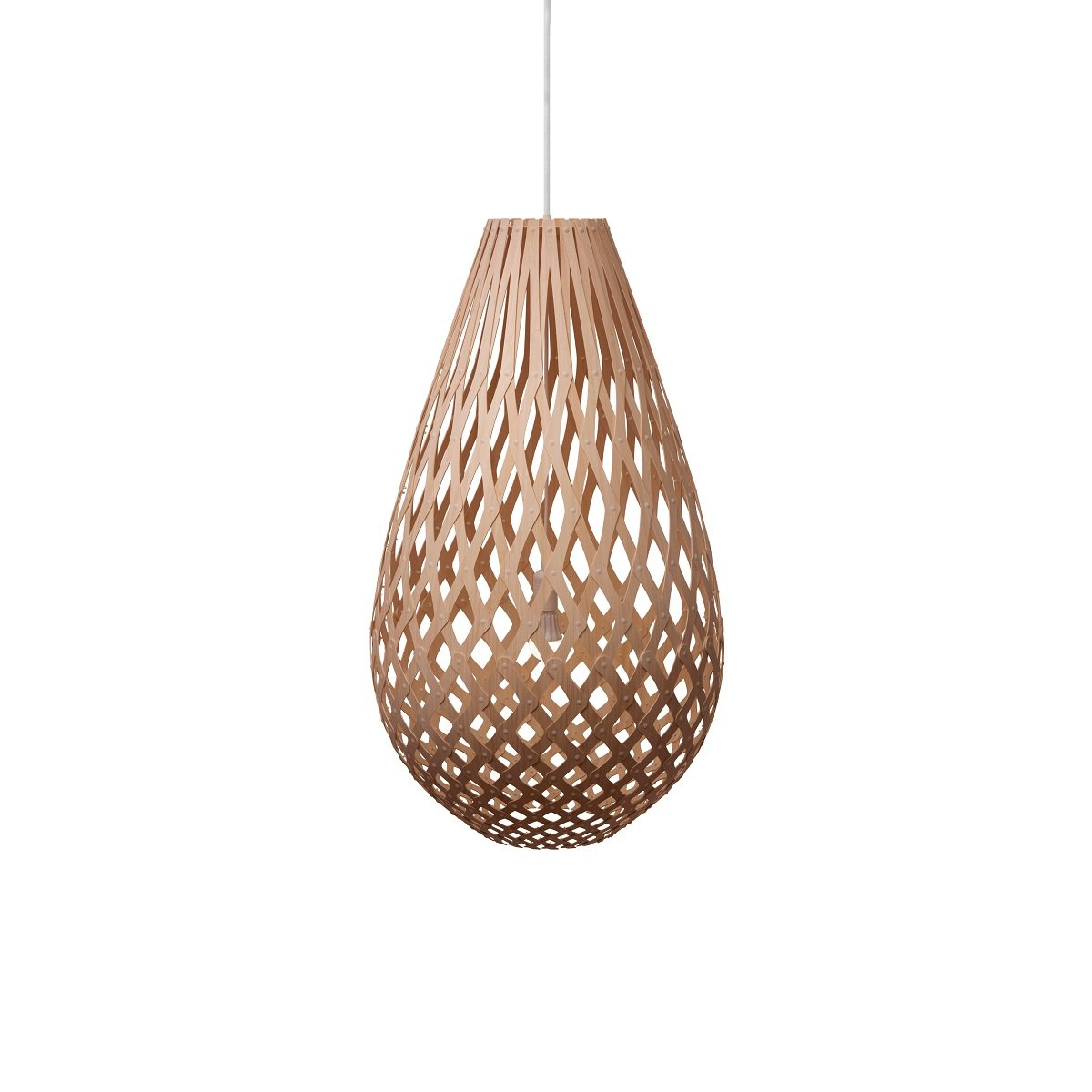 David Trubridge Koura Pendelleuchte 100 cm bambus