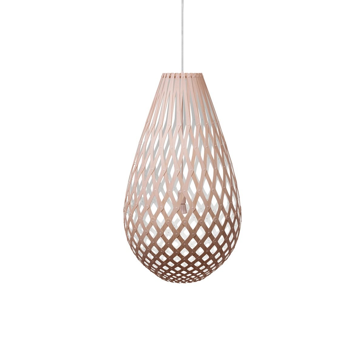 David Trubridge Koura Pendelleuchte 100 cm wei� 1 Seite