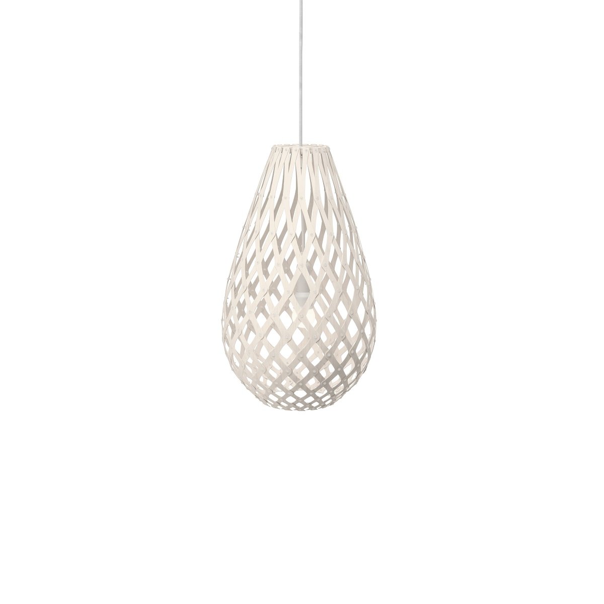 David Trubridge Koura Pendelleuchte 50 cm wei� 2 Seiten