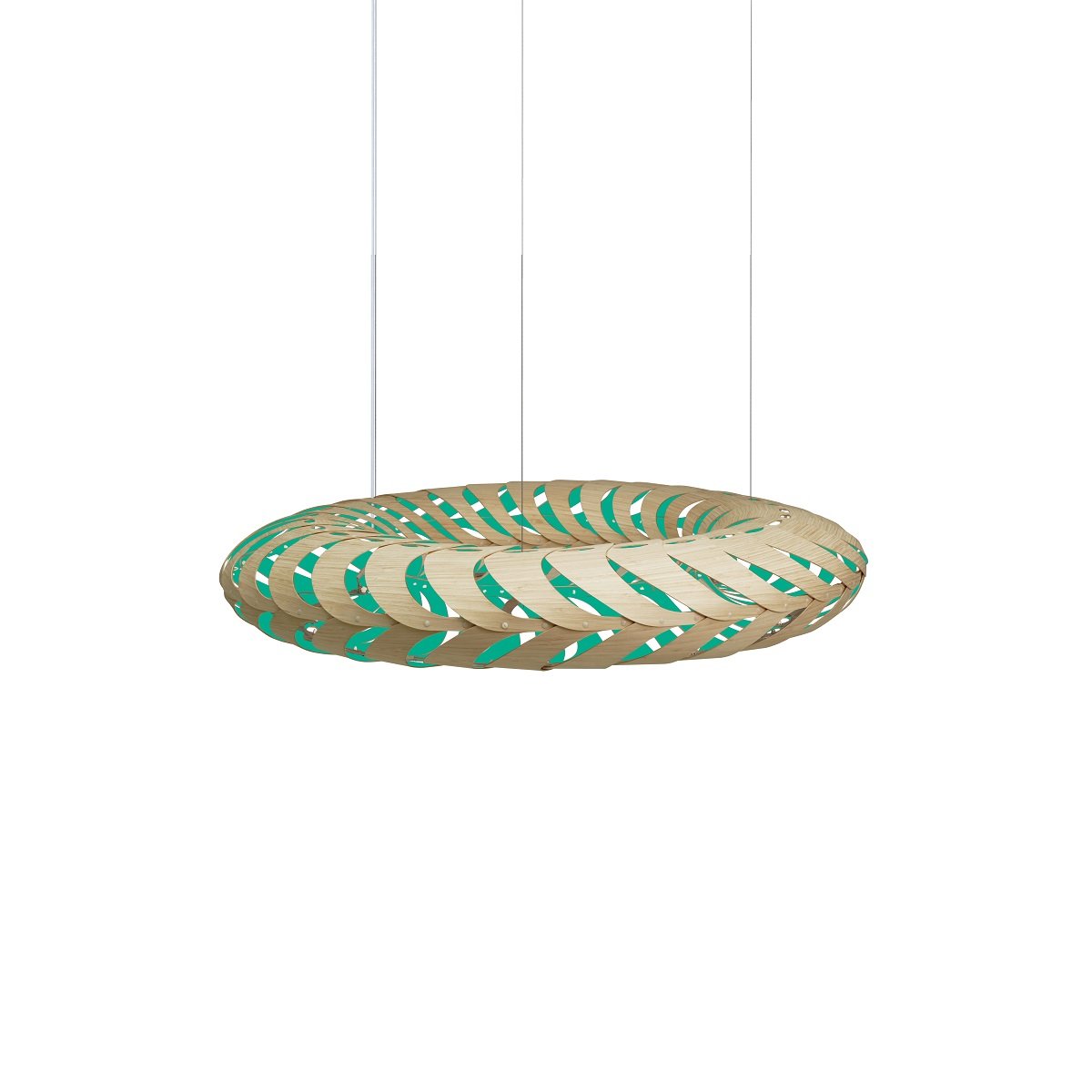 David Trubridge Maru Pendelleuchte � 110cm aqua