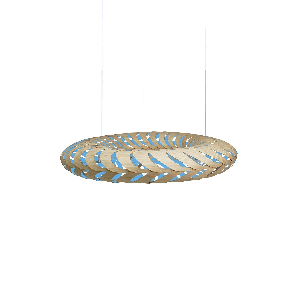 David Trubridge Maru Pendelleuchte � 110cm blau