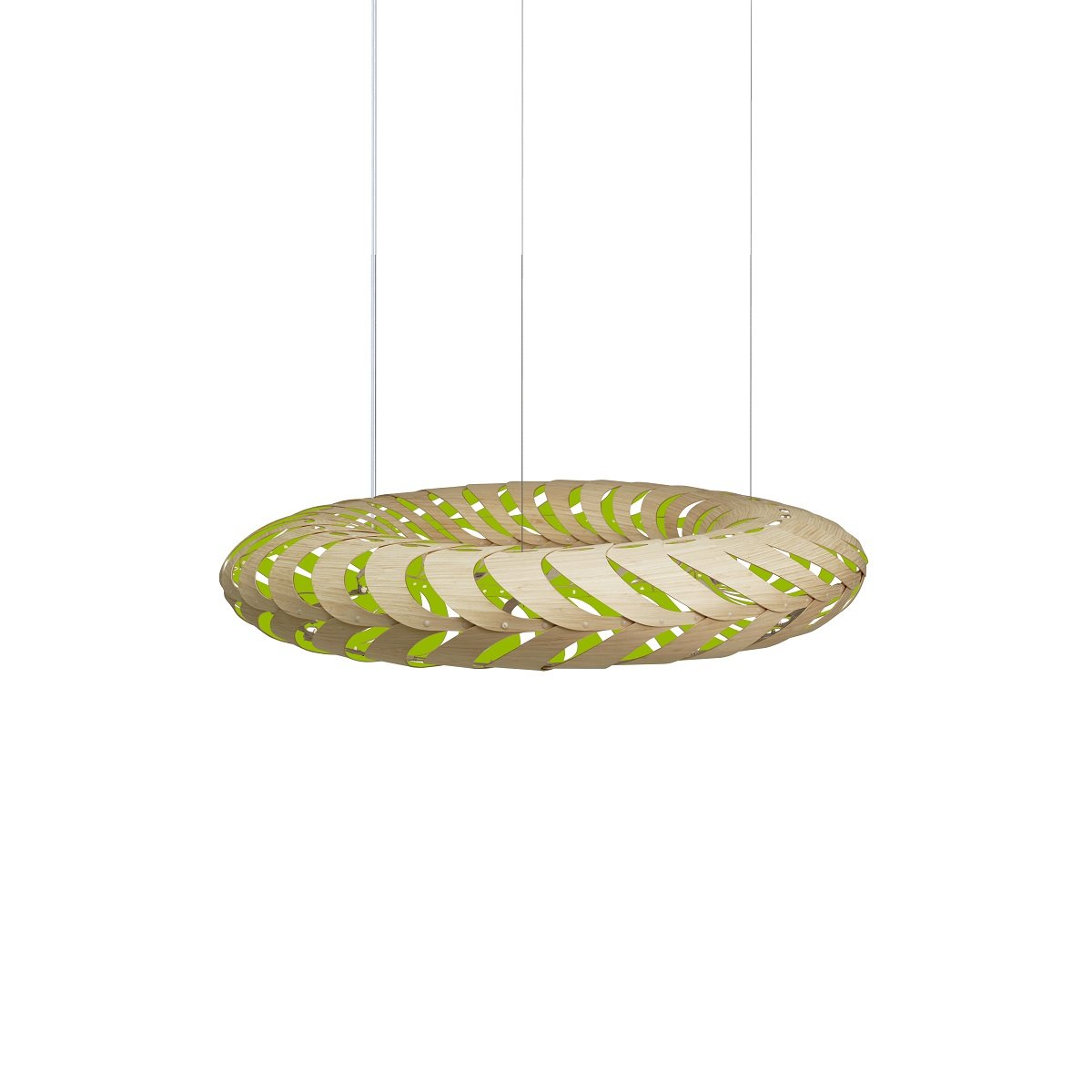 David Trubridge Maru Pendelleuchte � 110cm limette