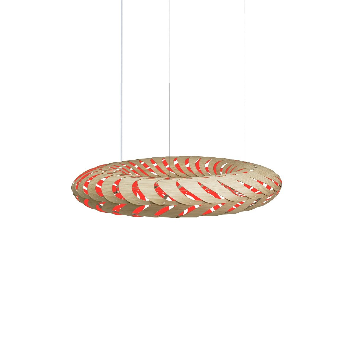 David Trubridge Maru Pendelleuchte � 110cm rot