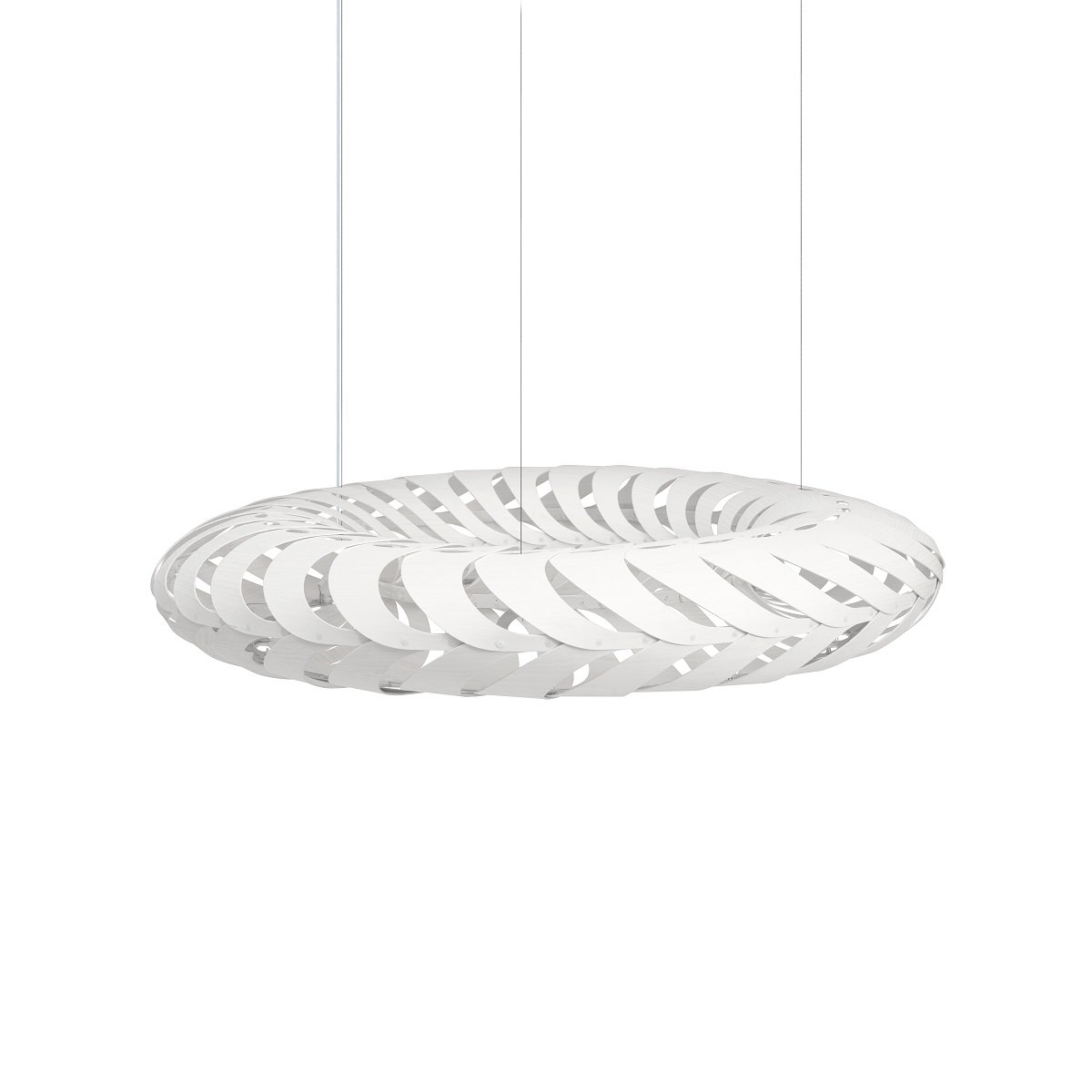 David Trubridge Maru Pendelleuchte � 110cm wei� 2 Seiten