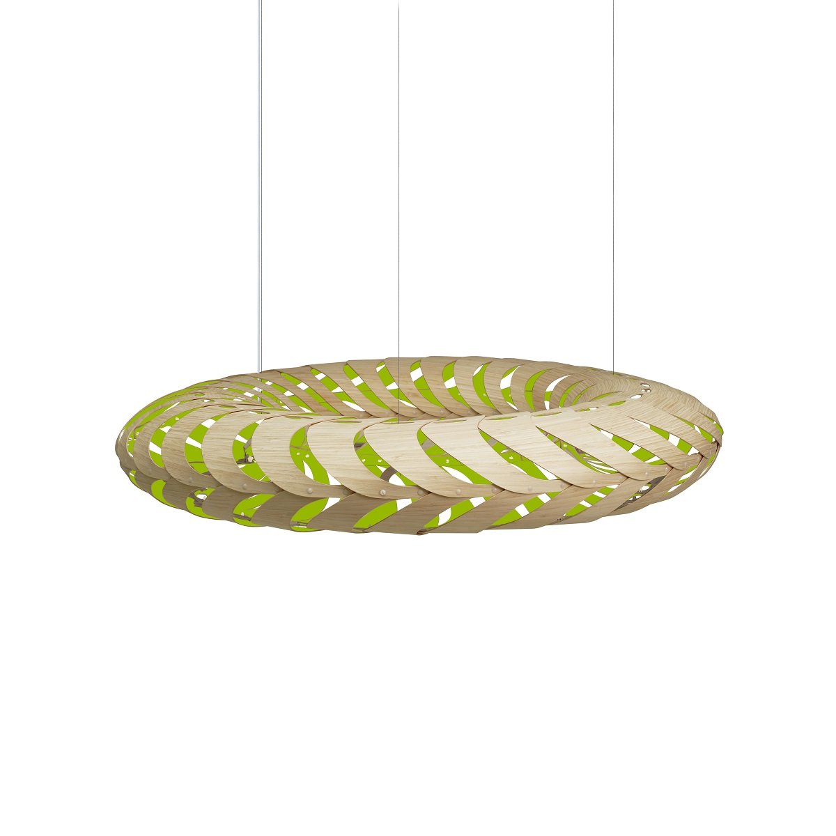 David Trubridge Maru Pendelleuchte � 140cm limette
