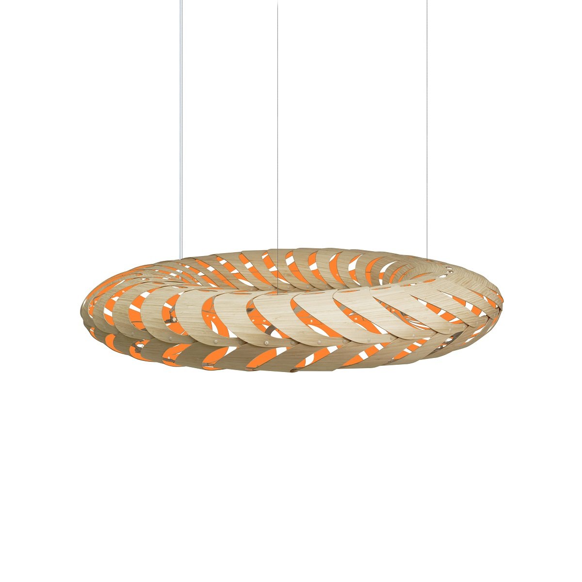 David Trubridge Maru Pendelleuchte � 140cm orange