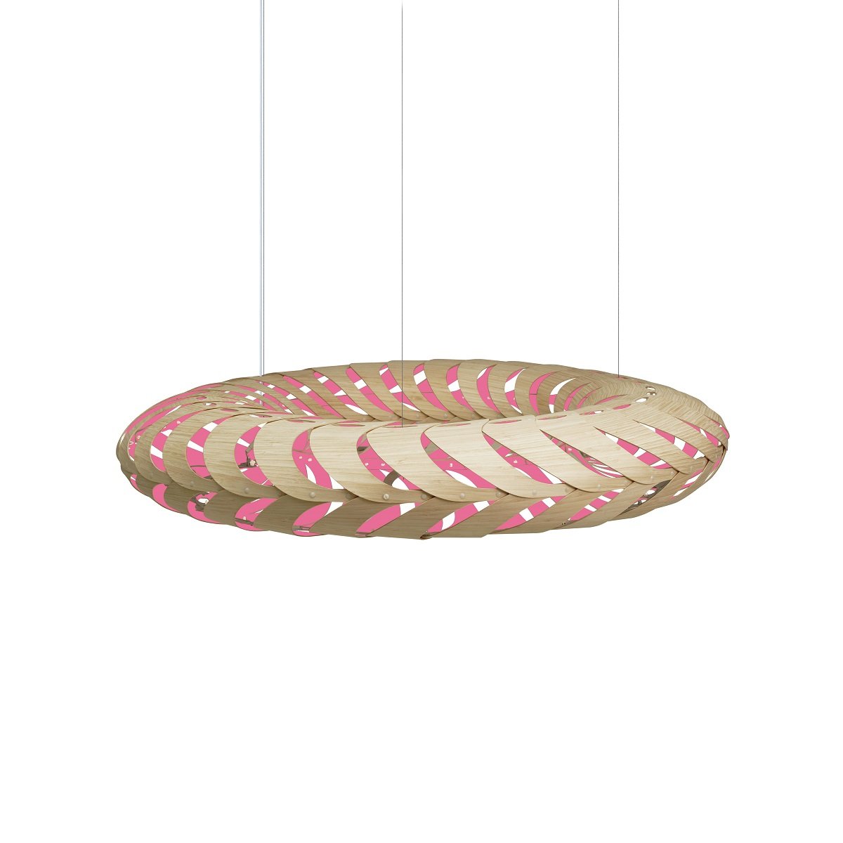 David Trubridge Maru Pendelleuchte � 140cm pink