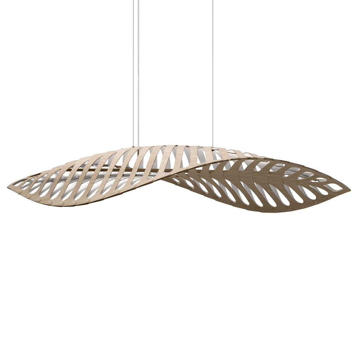 David Trubridge Navicula large Pendelleuchte 100 cm wei� 1 Seite