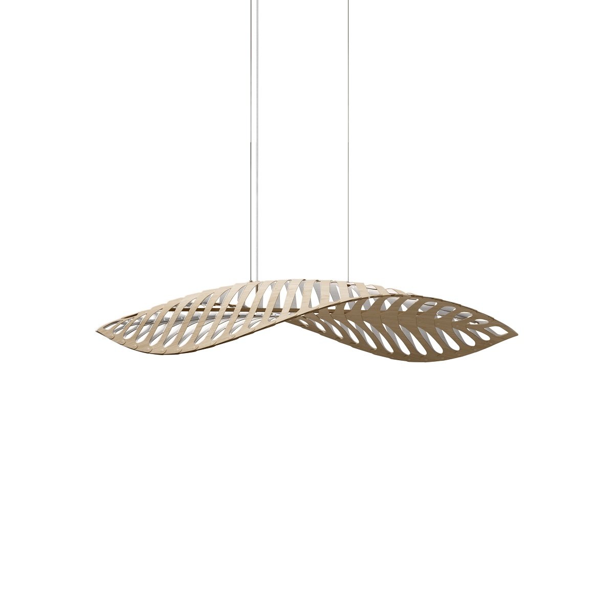 David Trubridge Navicula small Pendelleuchte 57 cm wei� 1 Seite