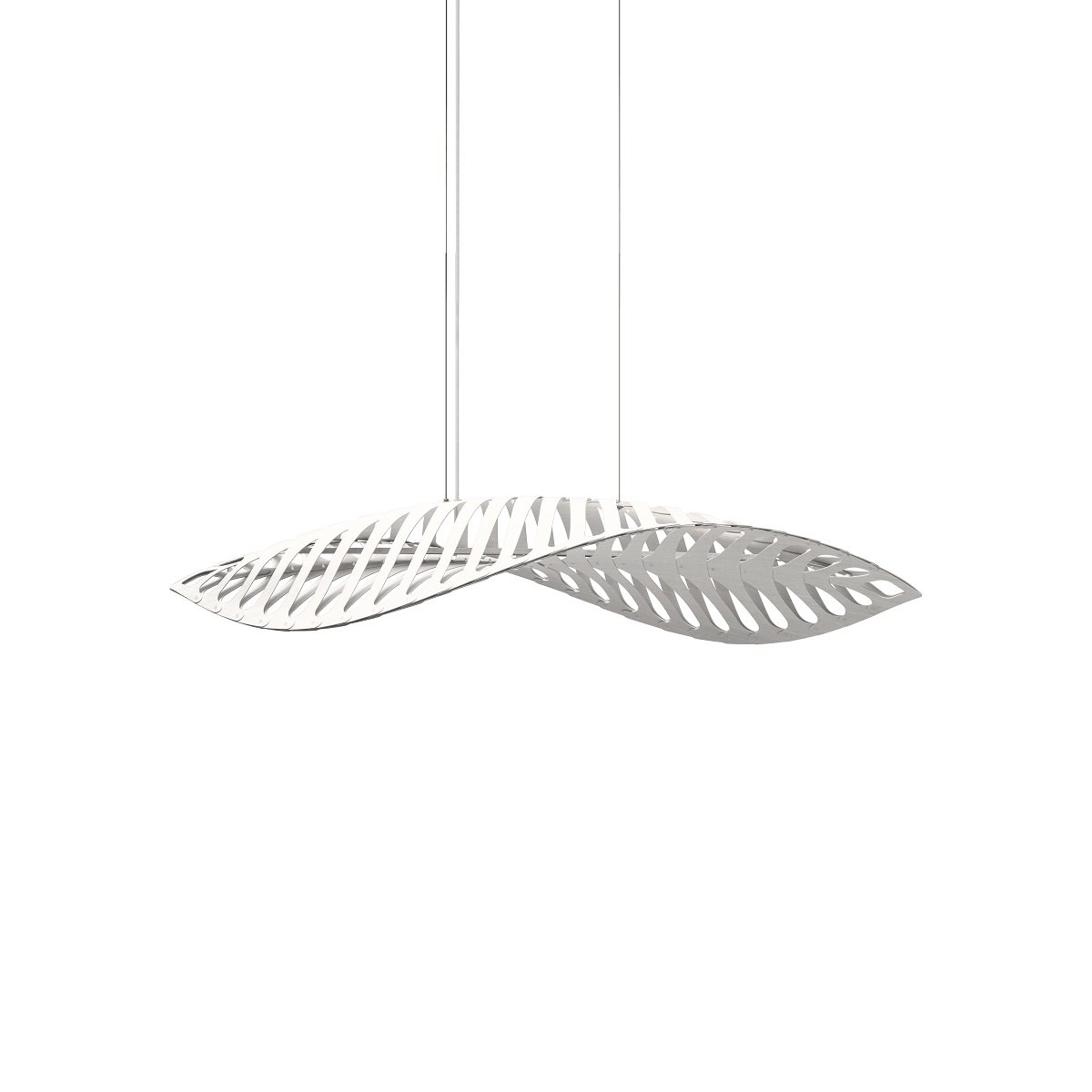 David Trubridge Navicula small Pendelleuchte 57 cm wei� 2 Seiten