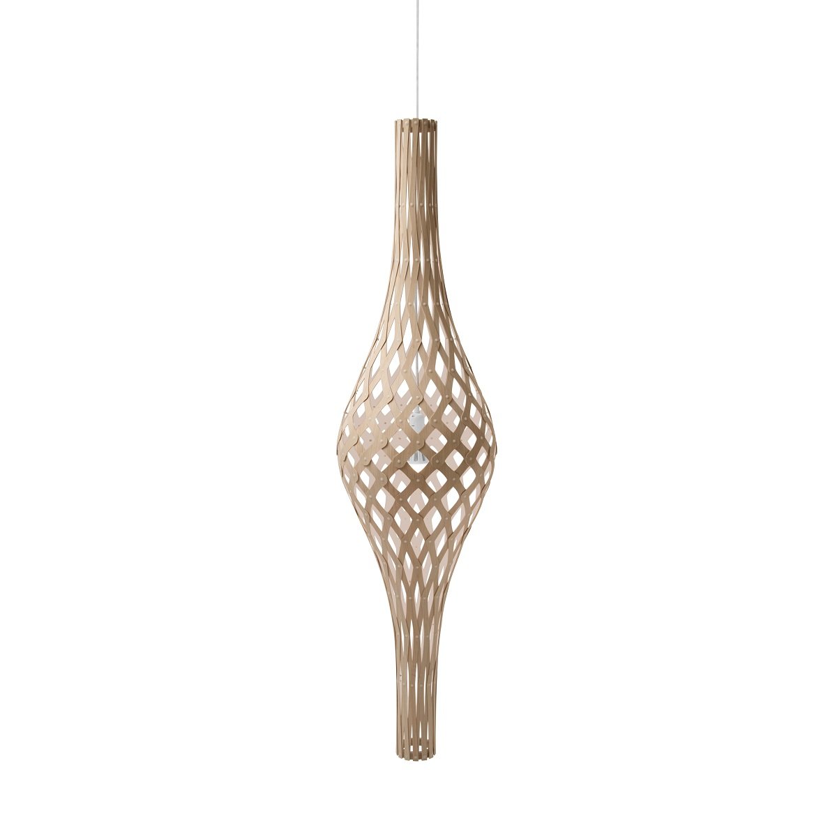 David Trubridge Nikau Pendelleuchte wei� 1 Seite