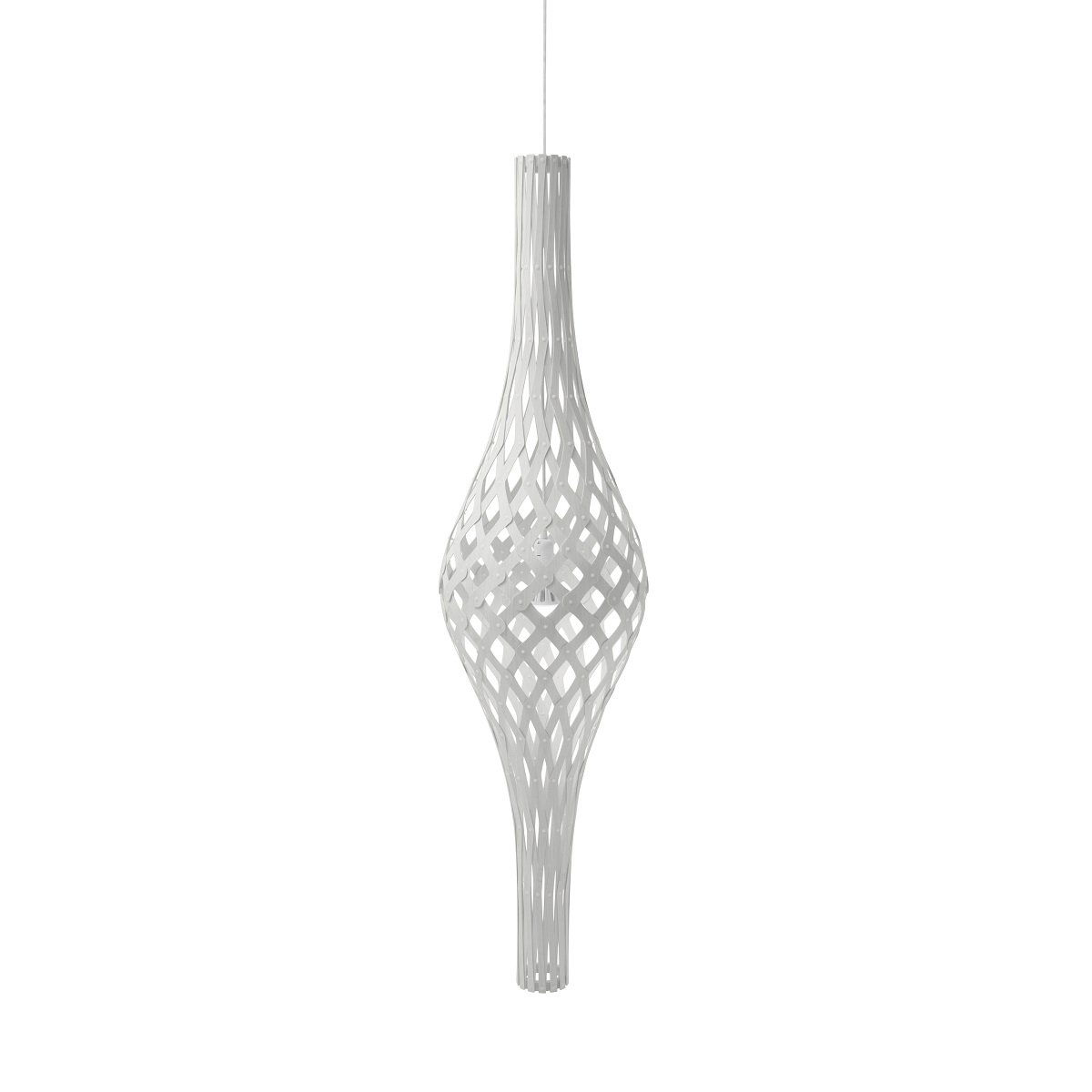 David Trubridge Nikau Pendelleuchte wei� 2 Seiten
