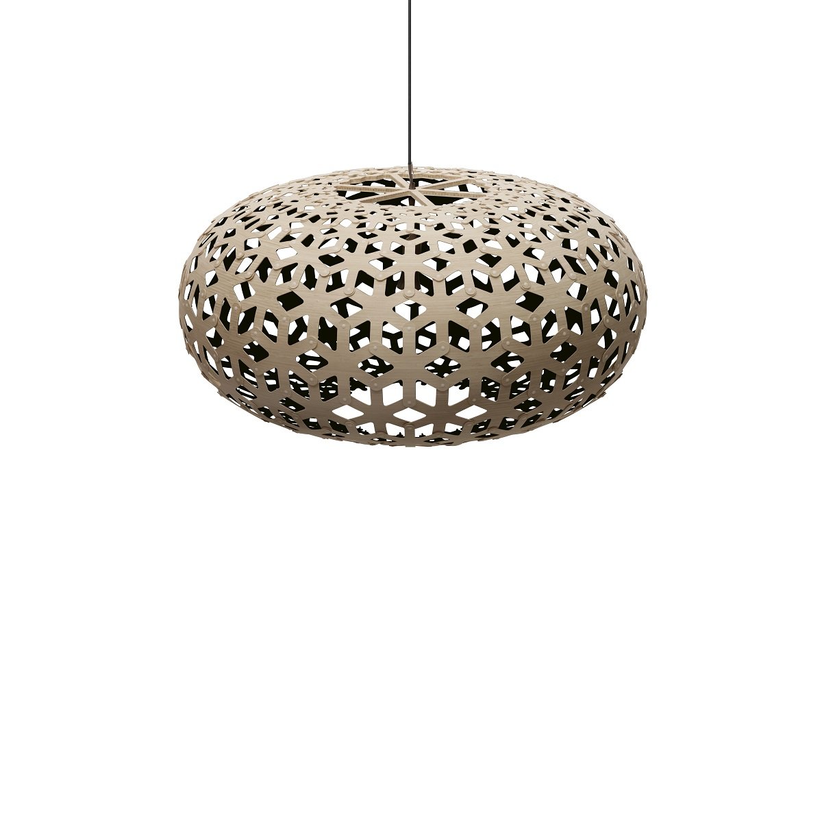 David Trubridge Snowflake Pendelleuchte � 100cm Innen schwarz