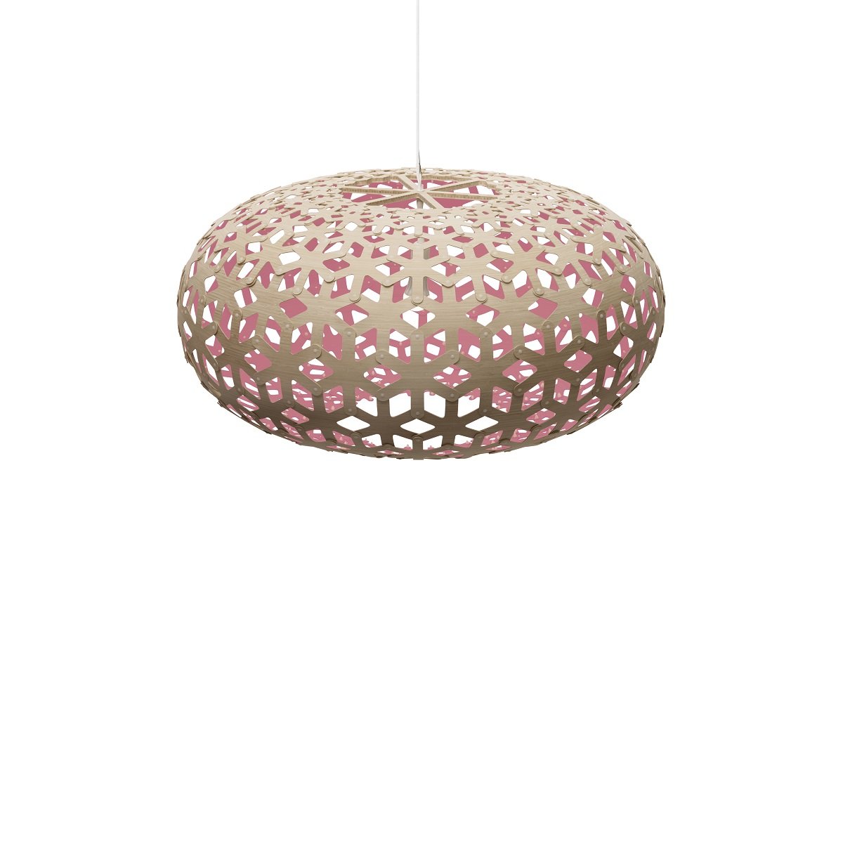 David Trubridge Snowflake Pendelleuchte � 100cm pink