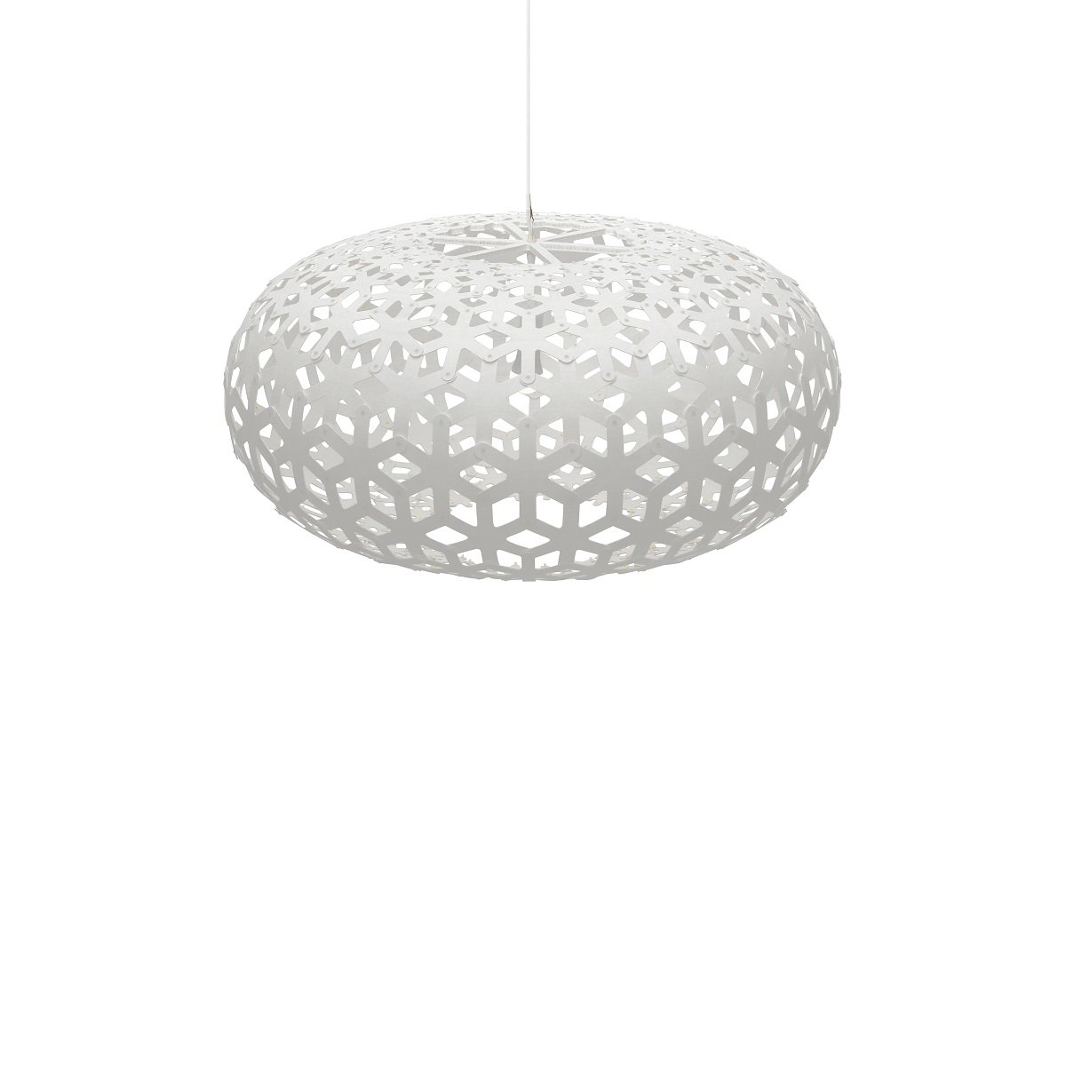 David Trubridge Snowflake Pendelleuchte � 100cm wei� 2 Seiten