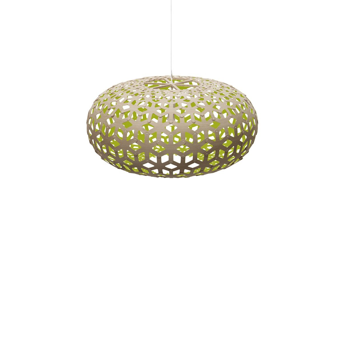 David Trubridge Snowflake Pendelleuchte � 80cm limette