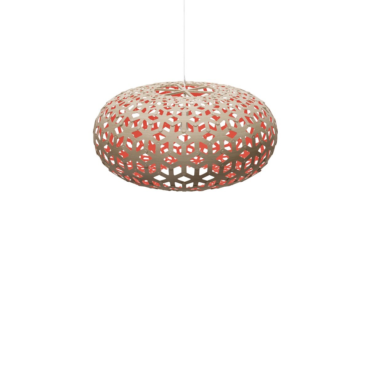 David Trubridge Snowflake Pendelleuchte � 80cm rot