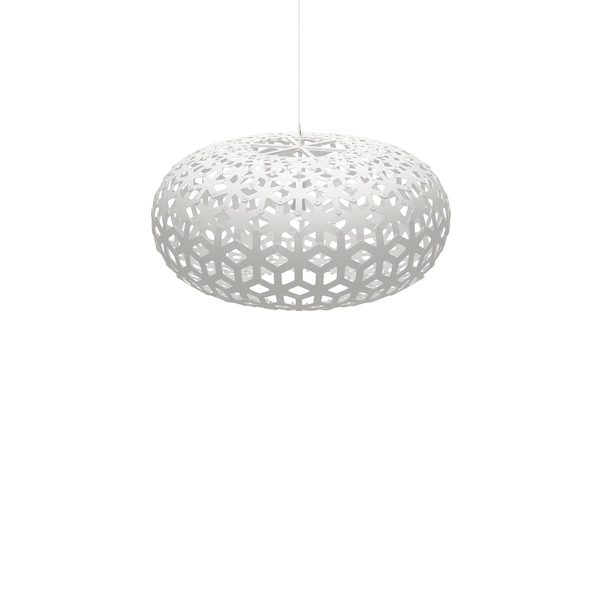 David Trubridge Snowflake Pendelleuchte � 80cm wei� 2 Seiten
