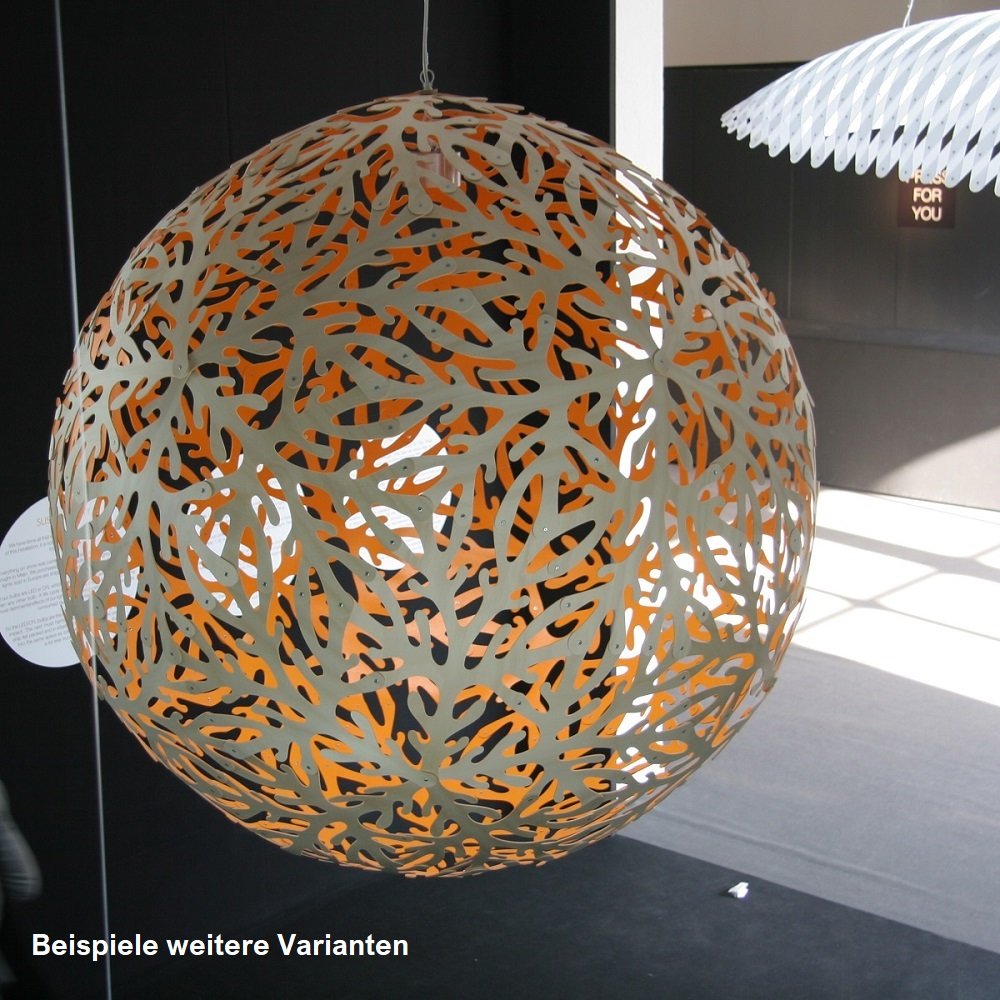 David Trubridge Sola Pendelleuchte Ø 100cm bambus > Leuchten & Lampen