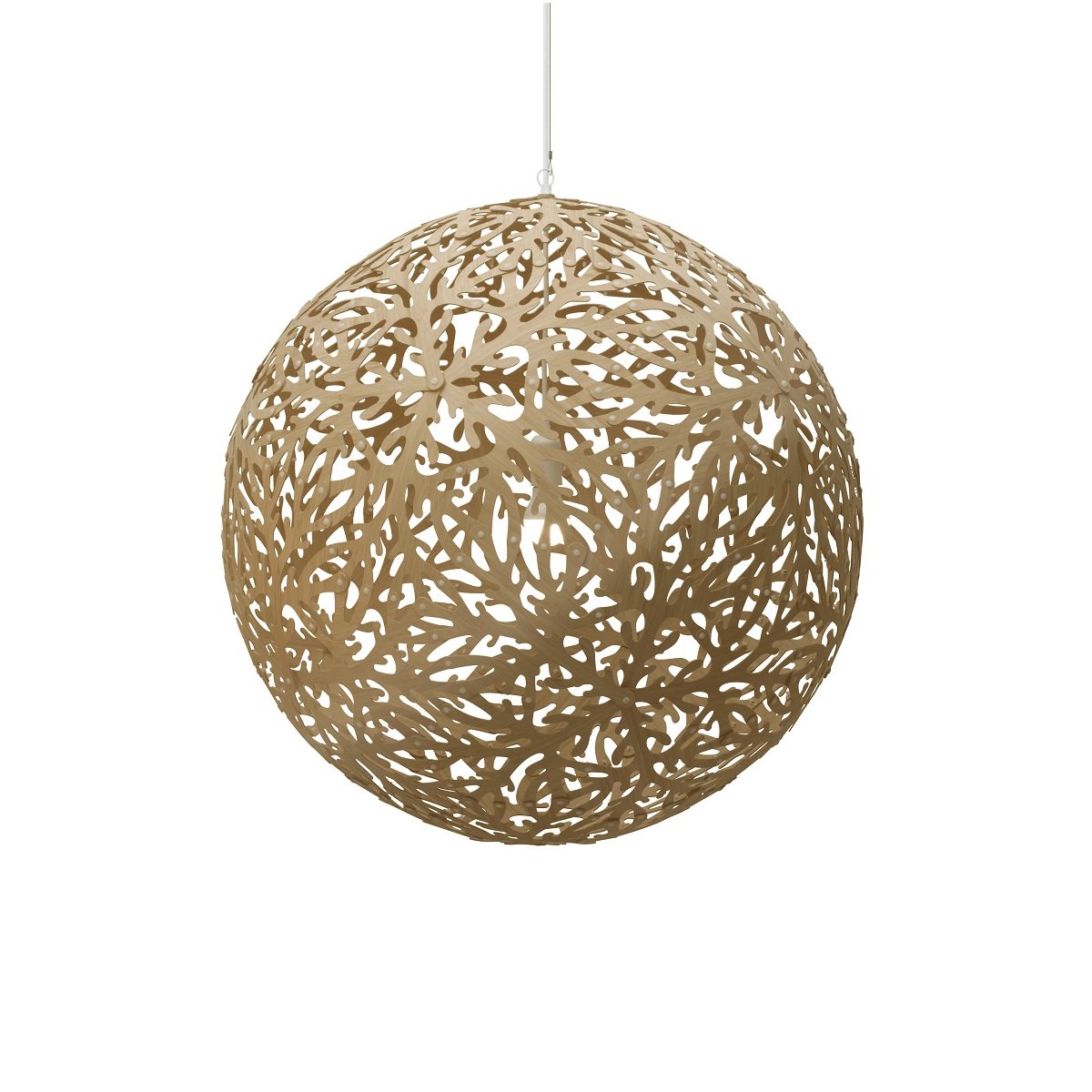 David Trubridge Sola Pendelleuchte Ø 100cm bambus > Leuchten & Lampen
