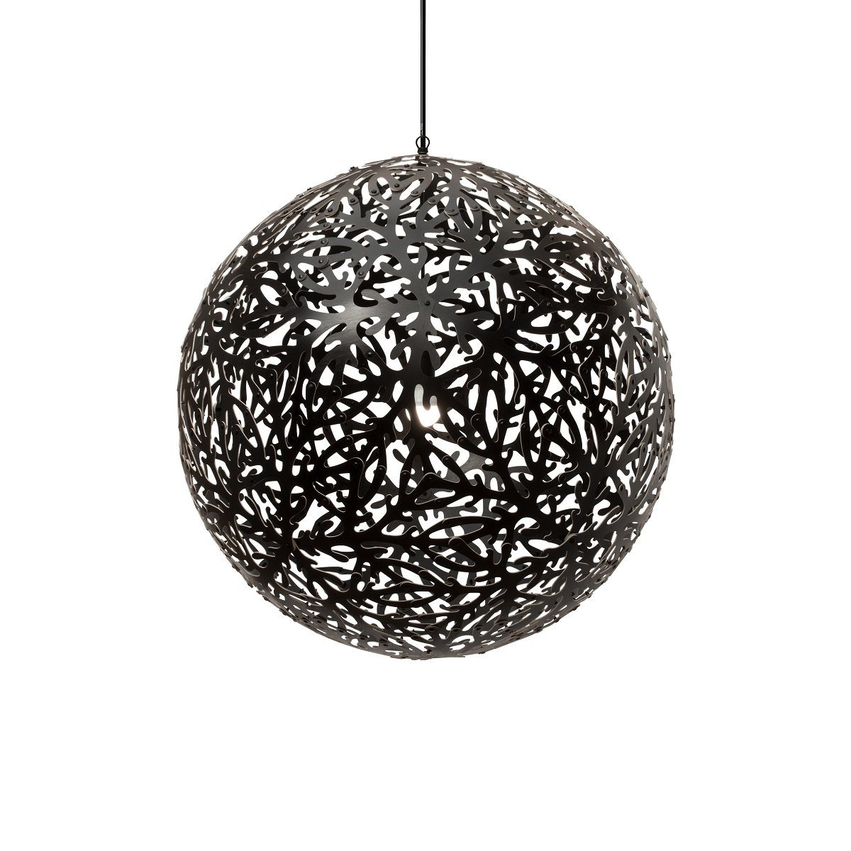 David Trubridge Sola Pendelleuchte � 100cm schwarz 2 Seiten