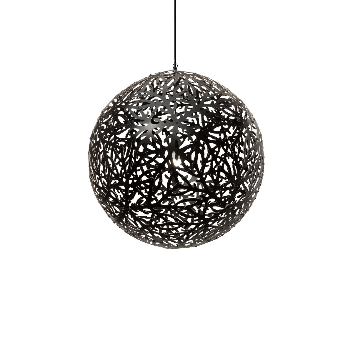 David Trubridge Sola Pendelleuchte � 80cm schwarz 2 Seiten