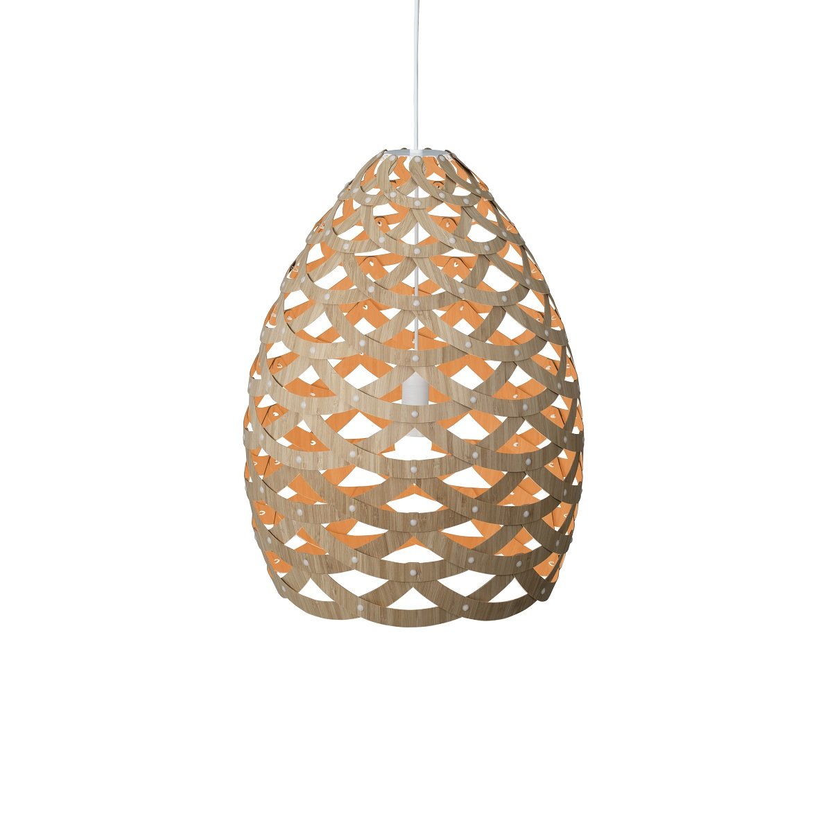 David Trubridge Tui large Pendelleuchte � 76 cm orange