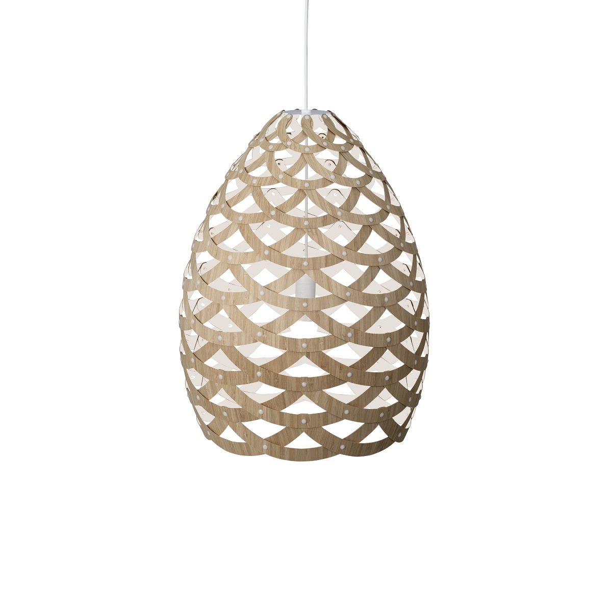 David Trubridge Tui large Pendelleuchte � 76 cm wei� 1 Seite