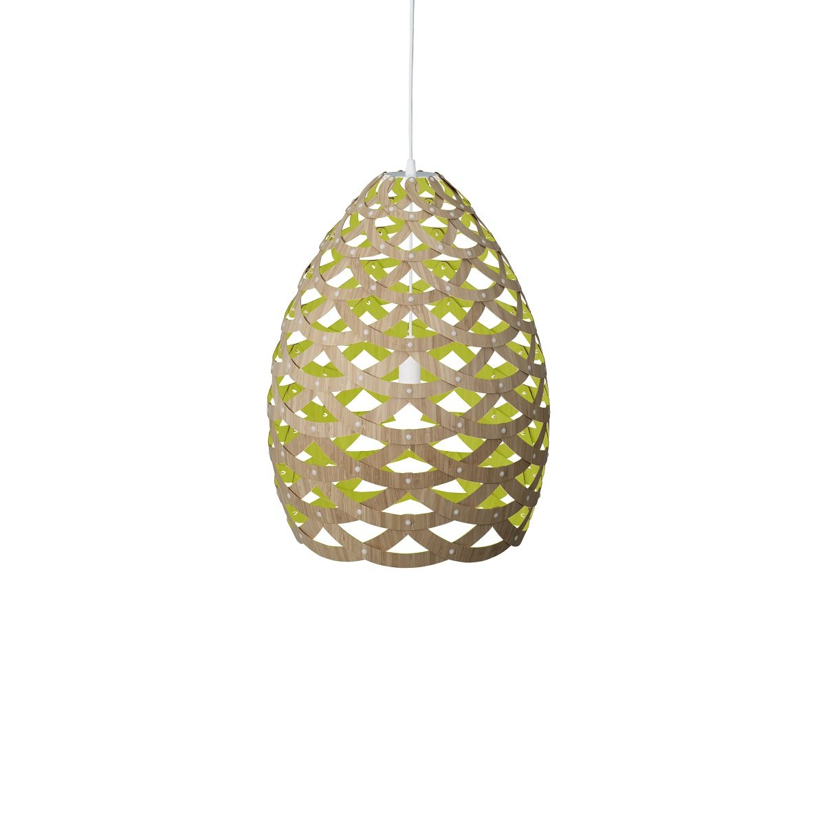 David Trubridge Tui medium Pendelleuchte � 54 cm limette