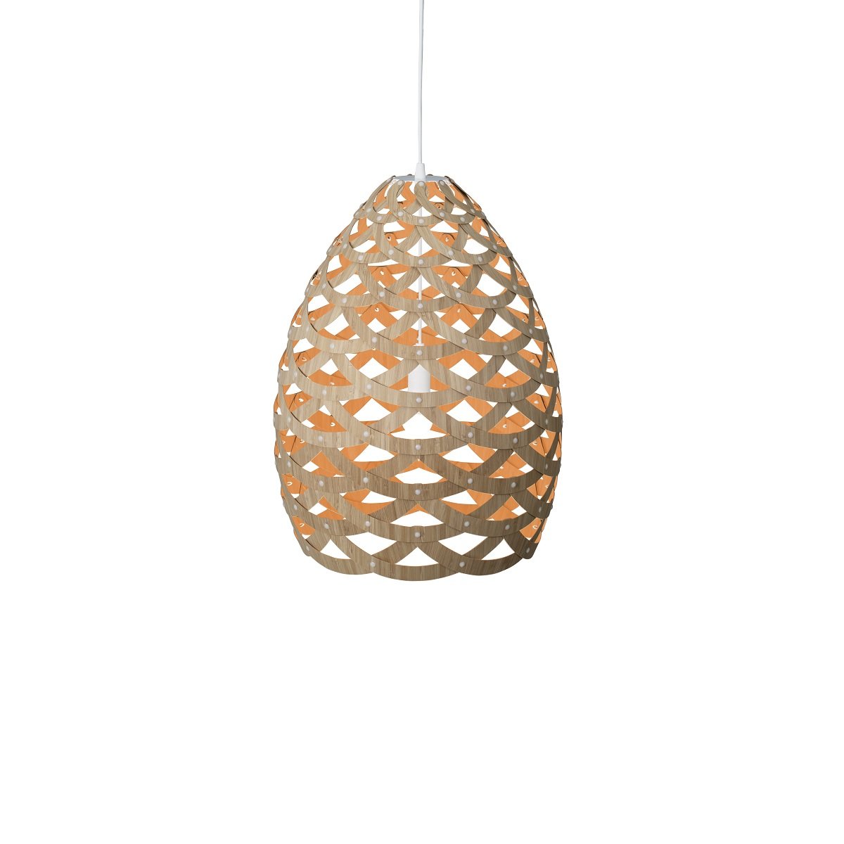 David Trubridge Tui medium Pendelleuchte � 54 cm orange