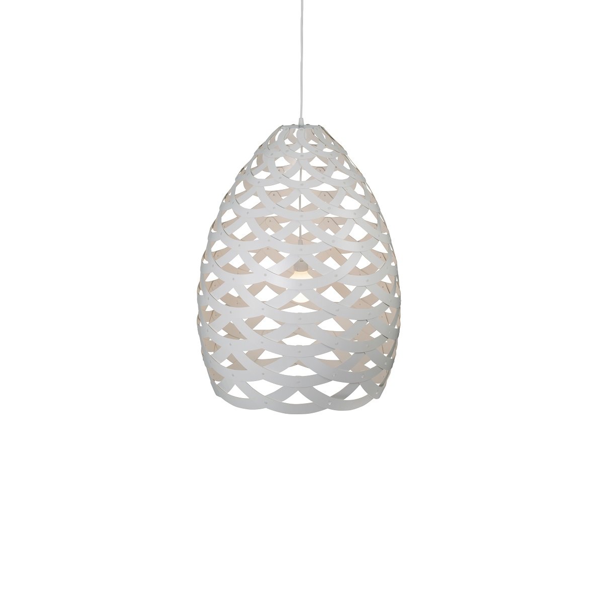 David Trubridge Tui medium Pendelleuchte � 54 cm wei� 2 Seiten
