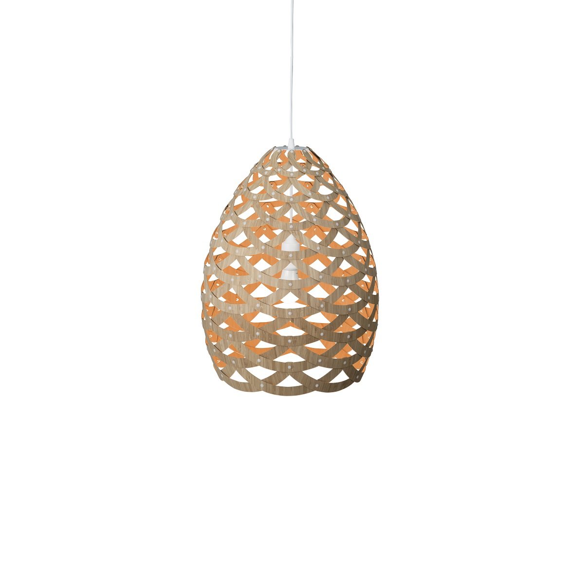 David Trubridge Tui small Pendelleuchte � 40 cm orange