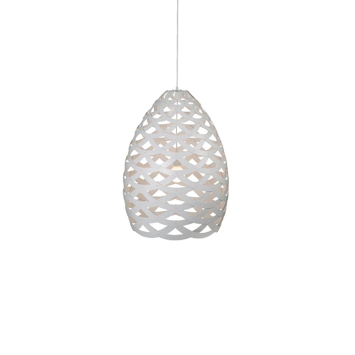 David Trubridge Tui small Pendelleuchte � 40 cm wei� 2 Seiten