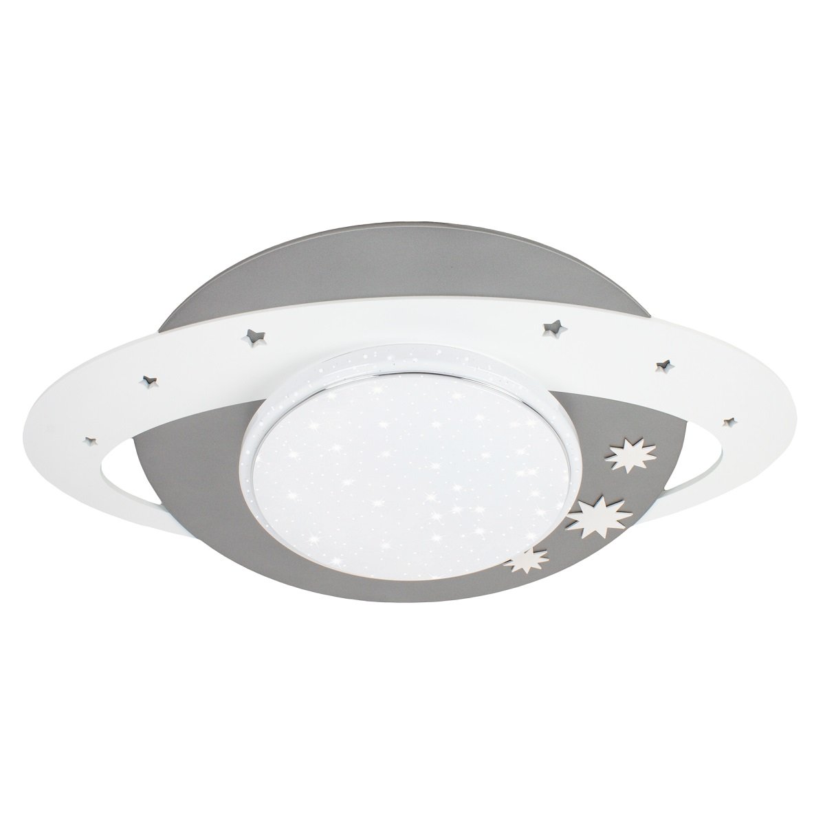 Elobra 137147 LED Deckenleuchte Saturn Starlight silber wei� 3000-5000K