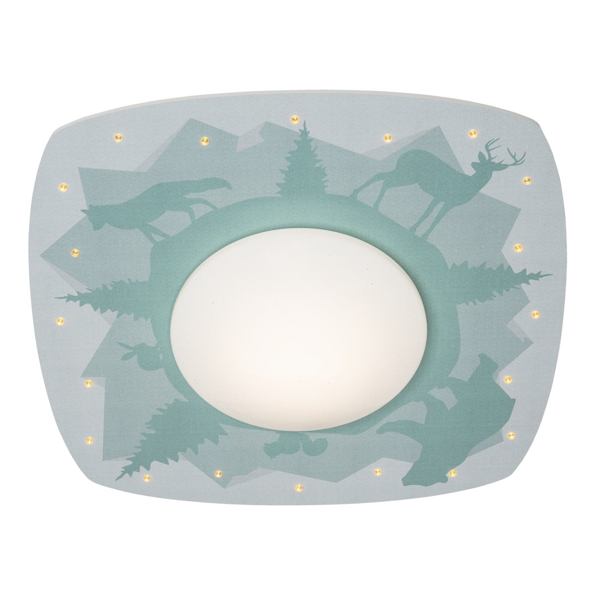 Elobra 139554 LED Deckenleuchte Scandi Wald mintgr�n 3000K