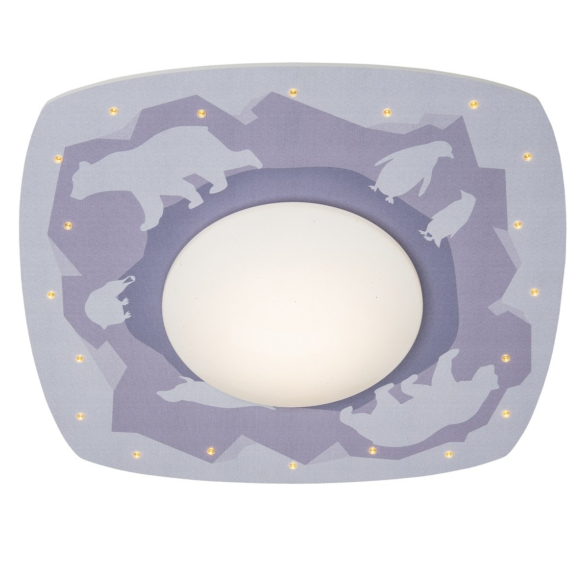Elobra 139592 LED Deckenleuchte Scandi Antarktis lila 3000K