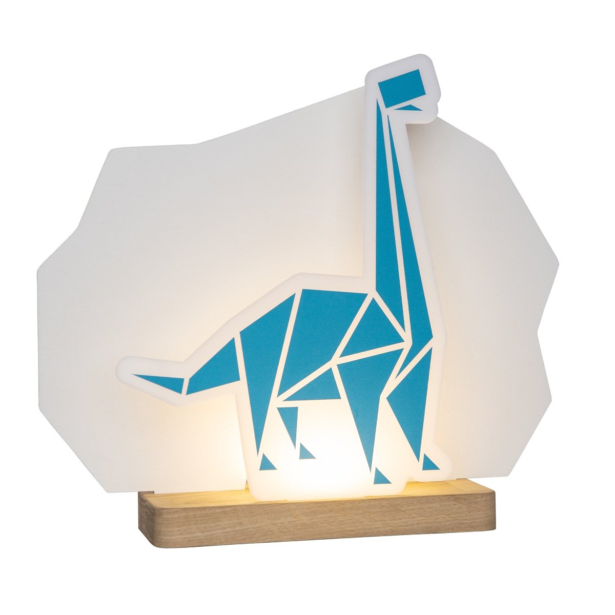 Elobra 139943 LED Tischleuchte Stecksystem Dinopoly blau warmwei�